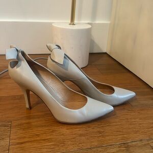 Comptior Des Cotonniers white heels